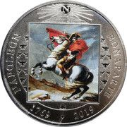 ½ Crown - Elizabeth II Napoleon crosses the Alps, United Kingdom, 2019 reverse image