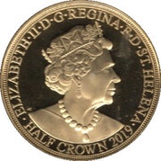 ½ Crown - Elizabeth II Napoleon the Legislator obverse image