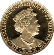 1 Сrown - Elizabeth II 250th anniversary Wellington obverse image