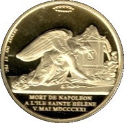 2 Crowns - Elizabeth II Death of Napoleon, United Kingdom, 2019 reverse image