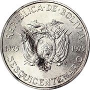 100 Pesos Bolivianos Independence obverse image