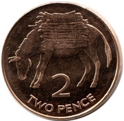 2 Pence - Elizabeth II 3rd portrait, United Kingdom, 1998-2022 reverse image