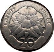 20 Pence - Elizabeth II 3rd portrait, United Kingdom, 1998-2022 reverse image
