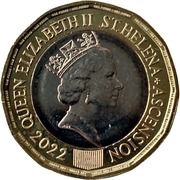 1 Pound - Elizabeth II Bimetallic obverse image