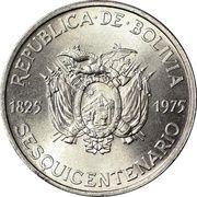 250 Pesos Bolivianos Independence obverse image