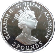 2 Pounds - Elizabeth II 40th Anniversary of Coronation obverse image