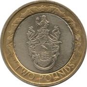 2 Pounds - Elizabeth II 3rd portrait, United Kingdom, 2003-2006 reverse image