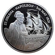 25 Pounds - Elizabeth II Napoleon's Death, United Kingdom, 1986 reverse image