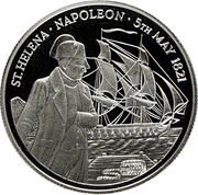 50 Pounds - Elizabeth II Napoléon's Death, United Kingdom, 1986 reverse image