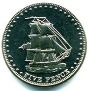 5 Pence - Elizabeth II, United Kingdom, 2008 reverse image