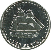 10 Pence - Elizabeth II, United Kingdom, 2008 reverse image