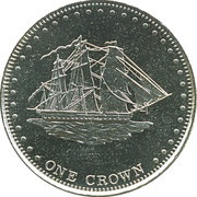 1 Crown - Elizabeth II, United Kingdom, 2008 reverse image