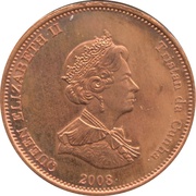 1 Penny - Elizabeth II 4th portrait; St. Helena Dependency obverse image