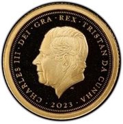 ⅛ Sovereign - Charles III Accession to the throne obverse image