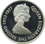 25 Pence - Elizabeth II Silver Jubilee obverse image