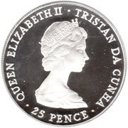 25 Pence - Elizabeth II Queen Mother Birthday - Silver Proof Issue obverse image