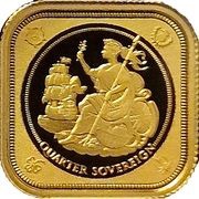 ¼ Sovereign - Elizabeth II Britania, United Kingdom, 2019 reverse image