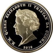 ¼ Laurel - Elizabeth II 400th anniversary of the Laurel issue obverse image