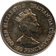50 Pence - Elizabeth II Winston Churchill obverse image