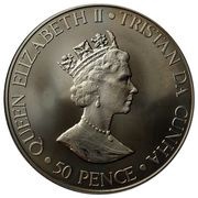 50 Pence - Elizabeth II Queen Mother obverse image