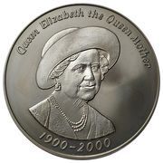 50 Pence - Elizabeth II Queen Mother, United Kingdom, 2000 reverse image