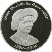50 Pence - Elizabeth II Queen Mother, United Kingdom, 2000 reverse image