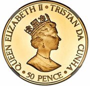 50 Pence - Elizabeth II Queen Mother obverse image