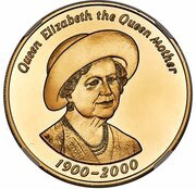 50 Pence - Elizabeth II Queen Mother, United Kingdom, 2000 reverse image