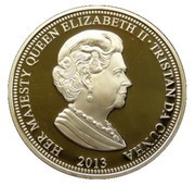 50 Pence - Elizabeth II Queen in Red Hat obverse image