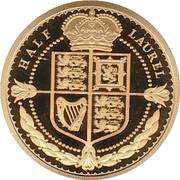 ½ Laurel - Elizabeth II 400th anniversary of the Laurel issue, United Kingdom, 2019 reverse image