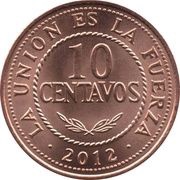 10 Centavos reverse image