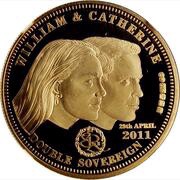 2 Sovereign - Elizabeth II William and Catherine, United Kingdom, 2011 reverse image