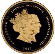 2 Sovereign - Elizabeth II Platinum Wedding Anniversary obverse image