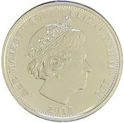 5 Pounds - Elizabeth II Diamond Jubilee; Silver Proof Issue obverse image