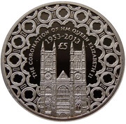 5 Pounds - Elizabeth II 60th Coronation Anniversary, United Kingdom, 2013 reverse image