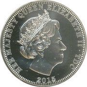 5 Pounds - Elizabeth II The Three Graces obverse image