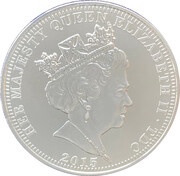 5 Pounds - Elizabeth II 75th Anniversary of Battle of Britain obverse image