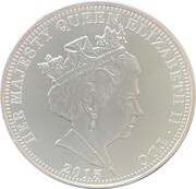 5 Pounds - Elizabeth II Princess Charlotte Christening obverse image