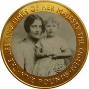 5 Pounds - Elizabeth II Photo, 1936, United Kingdom, 2016 reverse image