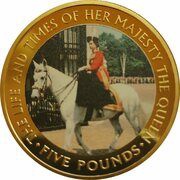 5 Pounds - Elizabeth II Photo, 1963, United Kingdom, 2016 reverse image