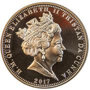 5 Pounds - Elizabeth II Sapphire Jubilee - Silver Piedfort obverse image