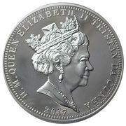 5 Pounds - Elizabeth II Remembrance Day; Silver Plated obverse image