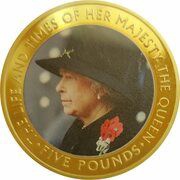 5 Pounds - Elizabeth II Photo, 2007, United Kingdom, 2017 reverse image