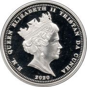 5 Pounds - Elizabeth II Saint George slaying the Dragon obverse image