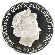 100 Pounds - Elizabeth II special Sheffield hallmark; palladium obverse image