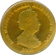 ½ Crown - Elizabeth II Sovereign obverse image