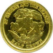 ½ Crown - Elizabeth II Sovereign, United Kingdom, 2008 reverse image