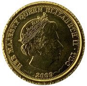 ½ Crown - Elizabeth II St George and Dragon obverse image