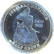 ½ Crown - Elizabeth II Diamond Jubilee, United Kingdom, 2010-2012 reverse image