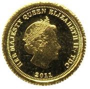½ Crown - Elizabeth II Aureus obverse image